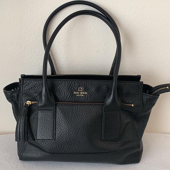 kate spade Handbags - Kate Spade New York Black Leather Shoulder Bag